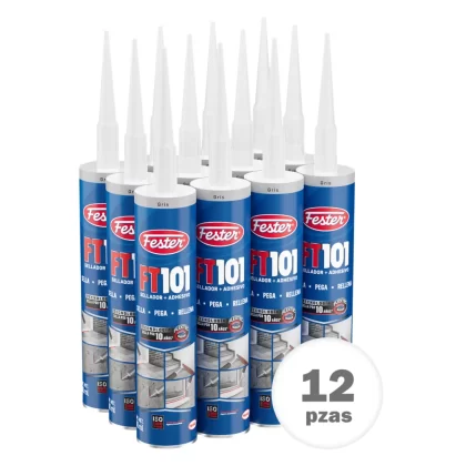 FESTER FT 101 GRIS Caja C/12 cartuchos de 280 Ml.