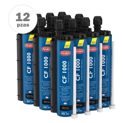 FESTER CF1000 ANCLAJE QUIMICO Caja C/12 cart 585 ml.