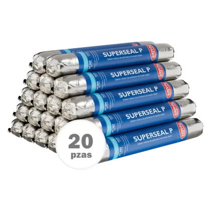 FESTER SUPERSEAL P NEGRO Caja C/20 salchichas de 600 Ml.