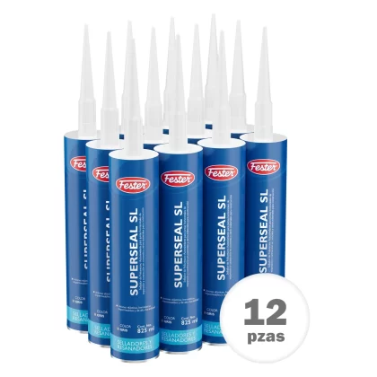 FESTER SUPERSEAL SL GRIS Caja C/12 cartuchos de 825 Ml.