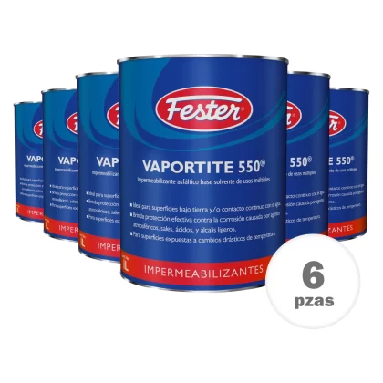 FESTER VAPORTITE 550 Caja C/6 botes de 1 L.