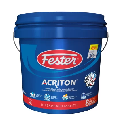 FESTER ACRITON PS MAX 8 AÑOS BLANCO Bote 4 L.
